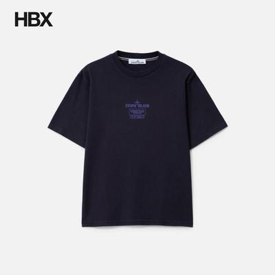 Stone Island/石头岛 Combed Organic Cotton 短袖T恤男HBX
