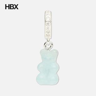 Crystal Haze Crystal Nostalgia Bear Pave Connector 项链女HBX