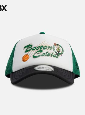 New Era Boston Celtics NBA Graphic Trucker Cap 帽子棒球帽HBX