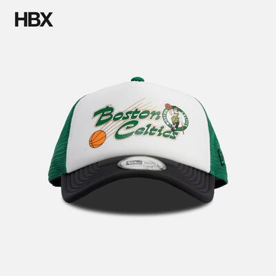 New Era Boston Celtics NBA Graphic Trucker Cap 帽子棒球帽HBX