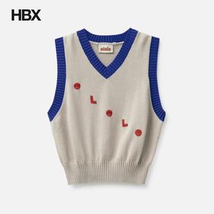 Veee 马甲无袖 Neck Vest 外套男HBX Logo OLOLO