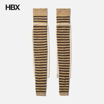 Glowny Sundae Stripe Knit Warmer 袜子女HBX