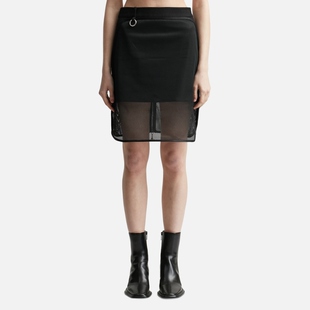 Private Policy Mesh Denim Double-Layer Skirt 半身裙女HBX