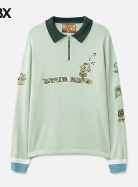 Brain Dead LEX HALF ZIP SWEATER 针织衫 HBX