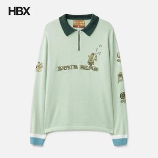 HALF LEX ZIP SWEATER HBX Brain 针织衫 Dead
