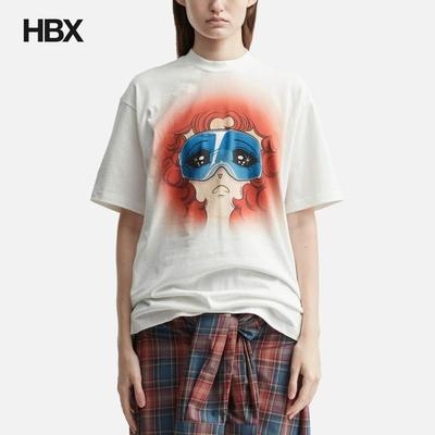 pushBUTTON Goggles Girl T-shirt T恤女HBX