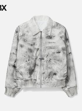 Thought We Friends Bane Waxed Denim Varsity Jacket 外套 HBX