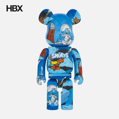 Medicom Toy BE@RBRICK The Smurfs The Astrosmurf 1000% 玩具 H