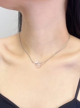 法国capinkofin轻奢小众项链女气质通勤好运夏季新款小众简约