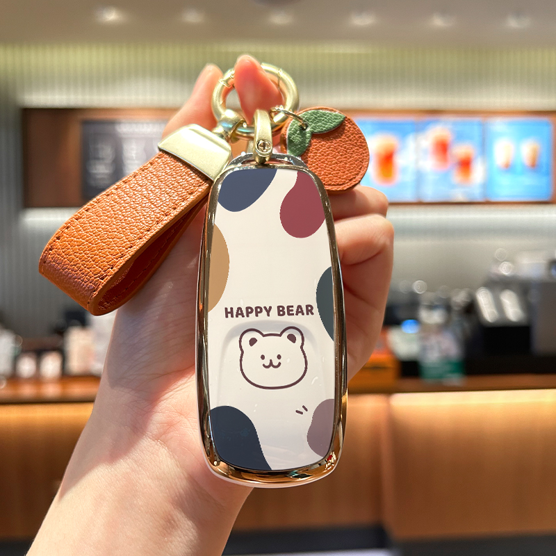 适用广汽丰田iA5钥匙套本田绎乐专用壳豪华版三菱阿图柯扣尊贵壳