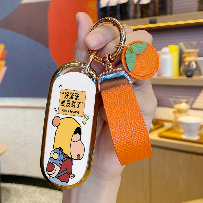 适用威马w6钥匙套ex5保护壳e5/ex6plus新能源ex5z汽车用品ACE包扣