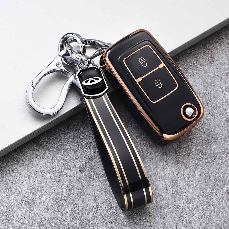 奇瑞钥匙套E5 A5 A3风云2瑞虎包旗云1 2 3 X1折叠汽车遥控扣壳女