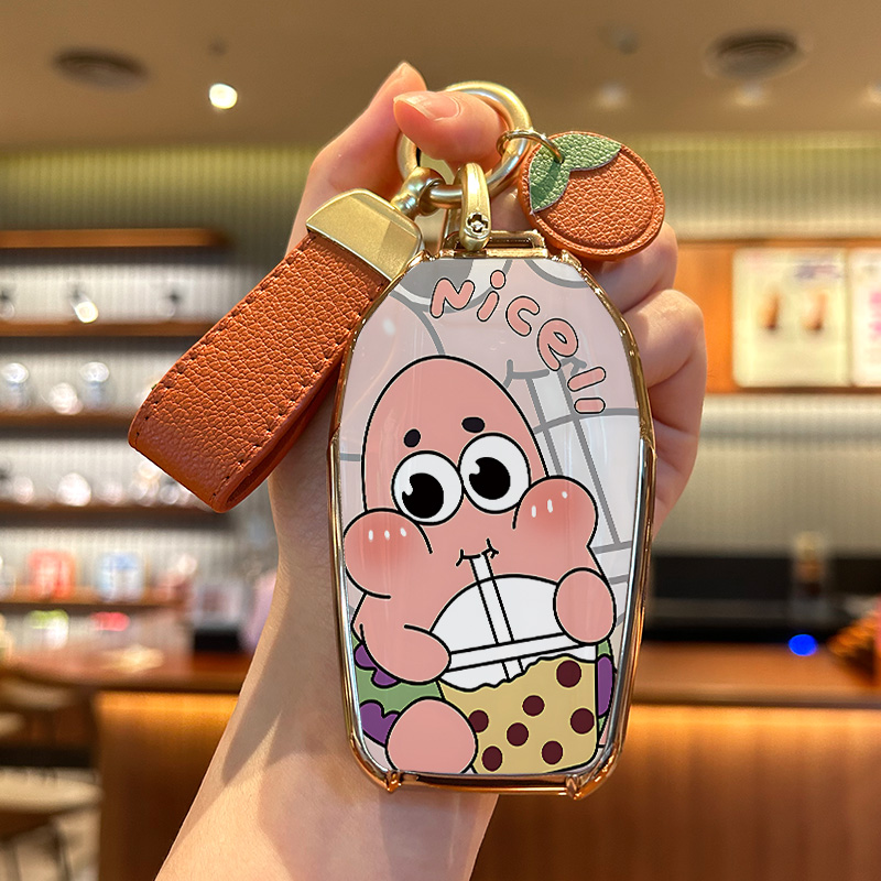 宝马液晶派大星钥匙套