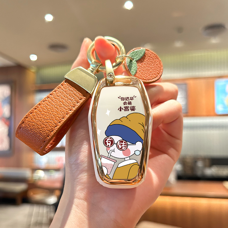 全新EV3江淮钇为3钥匙套简约TPU