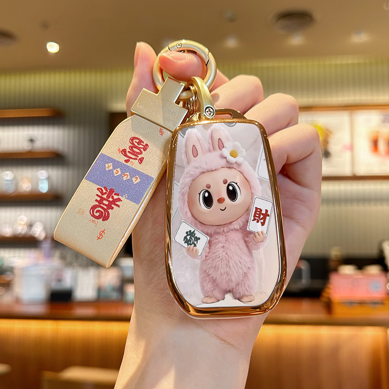 适用于一汽丰田bz4x钥匙套BZ3广汽畅享铂智新能源车保护壳包扣25