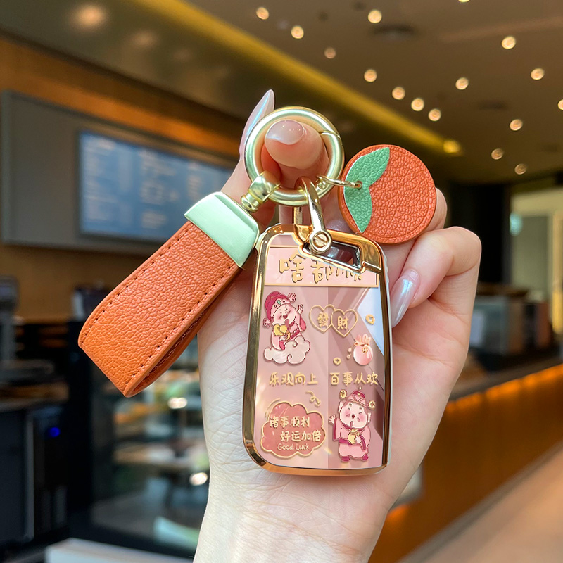 大众捷达VS7钥匙套VS5专用斯柯达明锐速派车科迪亚克GT保护壳包扣