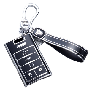 适用老款卡迪拉克钥匙套xts凯雷德srx赛威sls壳cts包扣遥控改装件