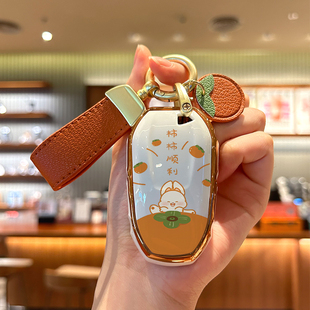 508汽车高档包壳扣女 308 东风标致钥匙套4008标志3008新5008 408