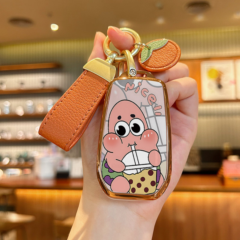 丰田锋兰达BZ3派大星钥匙套图片