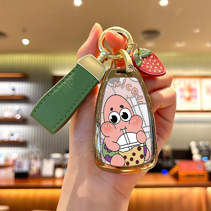 北汽绅宝d50钥匙套d70北京eu5智行X55壳X65包U7男EX5新能源车扣女