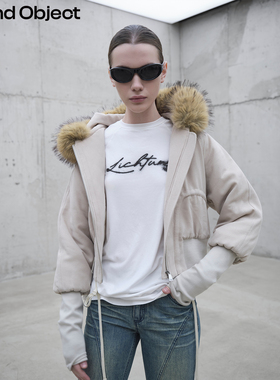 Found Object 可拆卸毛领收腰短棉服外套Fellkragen Short Jacket