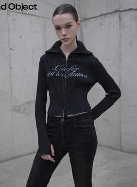 Found Object 他人即地狱*罗纹针织开衫外套 Écriture Cardigan