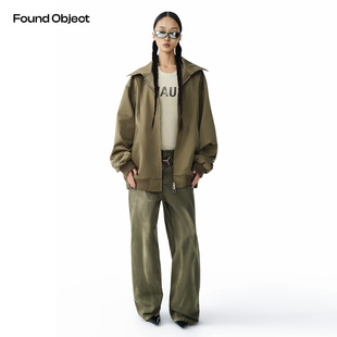 Zip Found Satin 原创设计缎光结构感冲锋夹克外套 Jacket Object