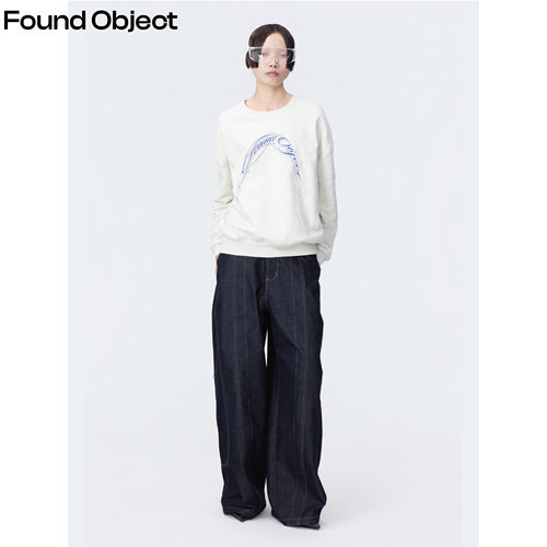 Found Object 廓形弯刀长袖印花卫衣 Krummsbel Sweatshirt