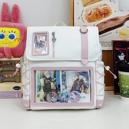 日本品质二次元双肩痛包晴空奶盖上课通勤痛包斜挎包大食量学院痛