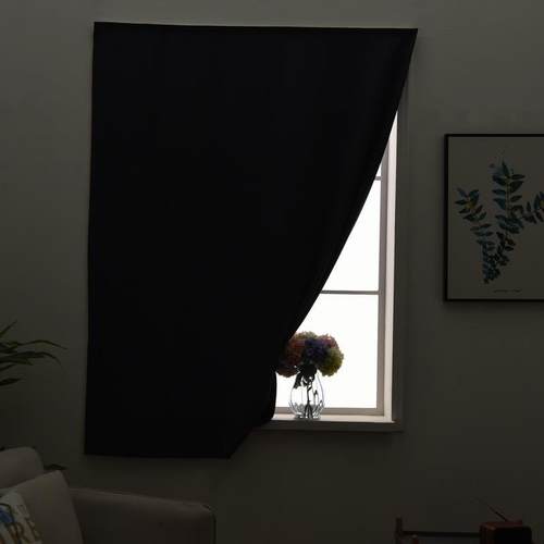free punch curtains full blackout bedroom bay window