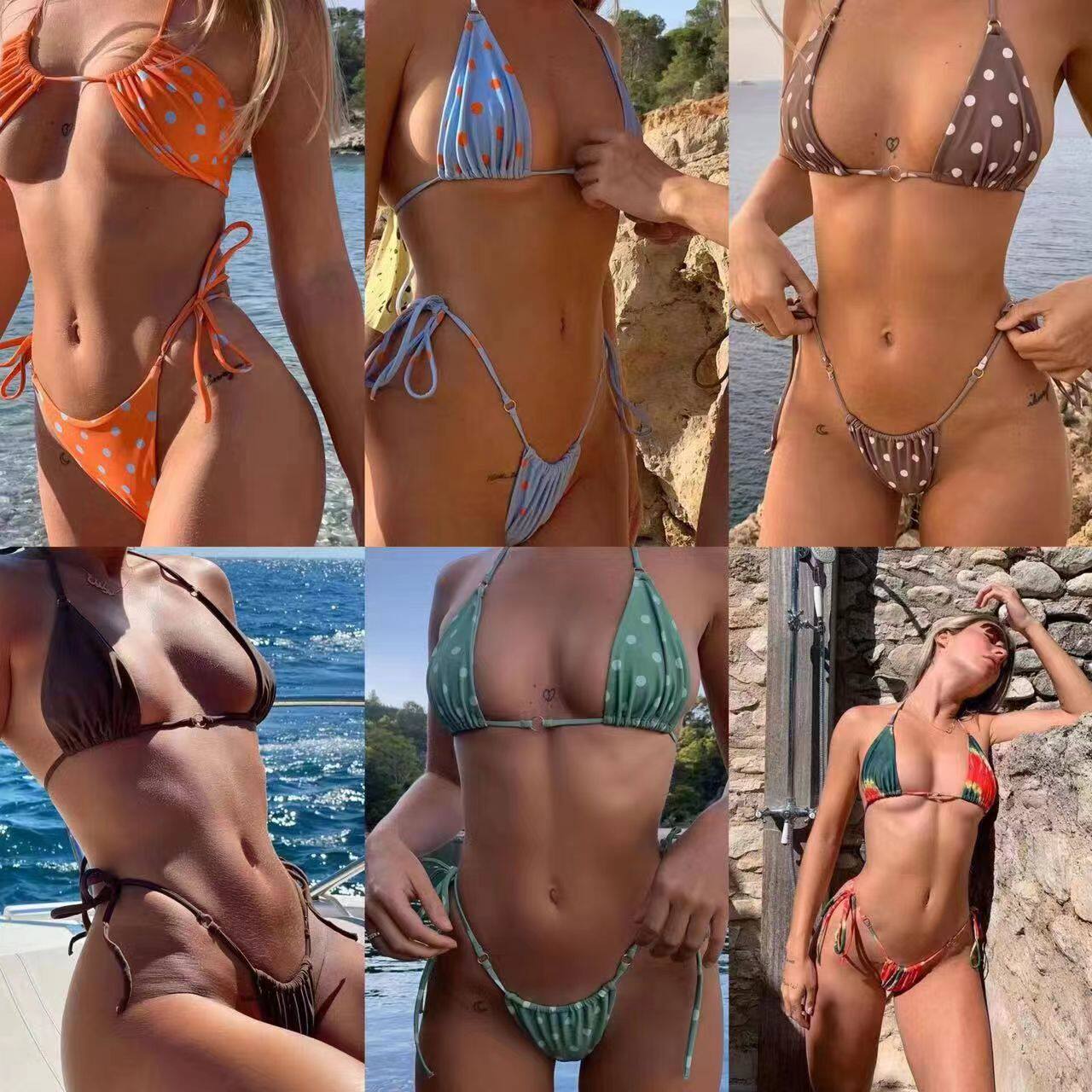 特价女分体系绳三点式高