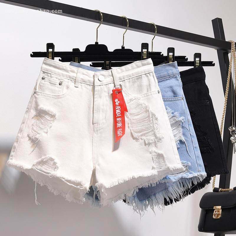 2022summer women denim short jeans pants ladies hot shorts女图片
