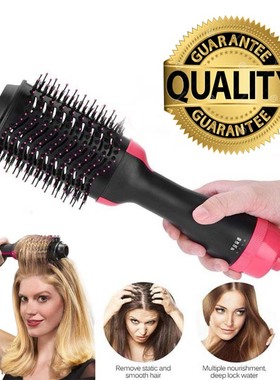 3 in1 hair dryer brush curler straightener roller style com1