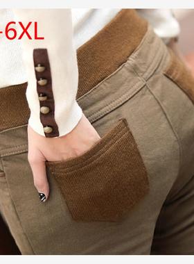 2023plus size women high waist leggings winter elastic pants