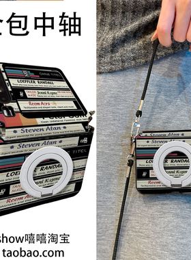 黑色潮牌标签适用华为PuraX折叠屏OPPON3flip手机壳磁吸支架荣耀VFliP2手提斜跨三星Zflip7中轴保护华为Pocke