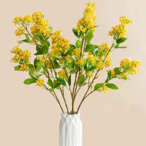 千里香摆设仿真花轻奢花束假花家居插花高档餐桌花艺客厅摆件装饰