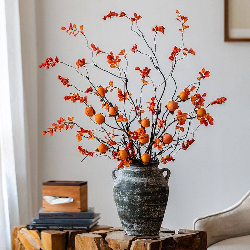 仿真花鸿运果秋色叶浆果