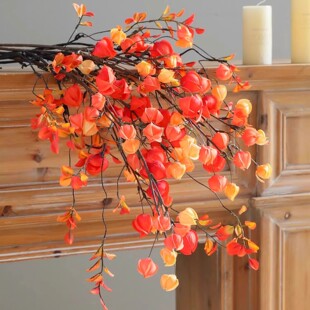 灯笼果仿真花干花假花摆设高级感逼真客厅餐桌永生花装饰花艺摆件