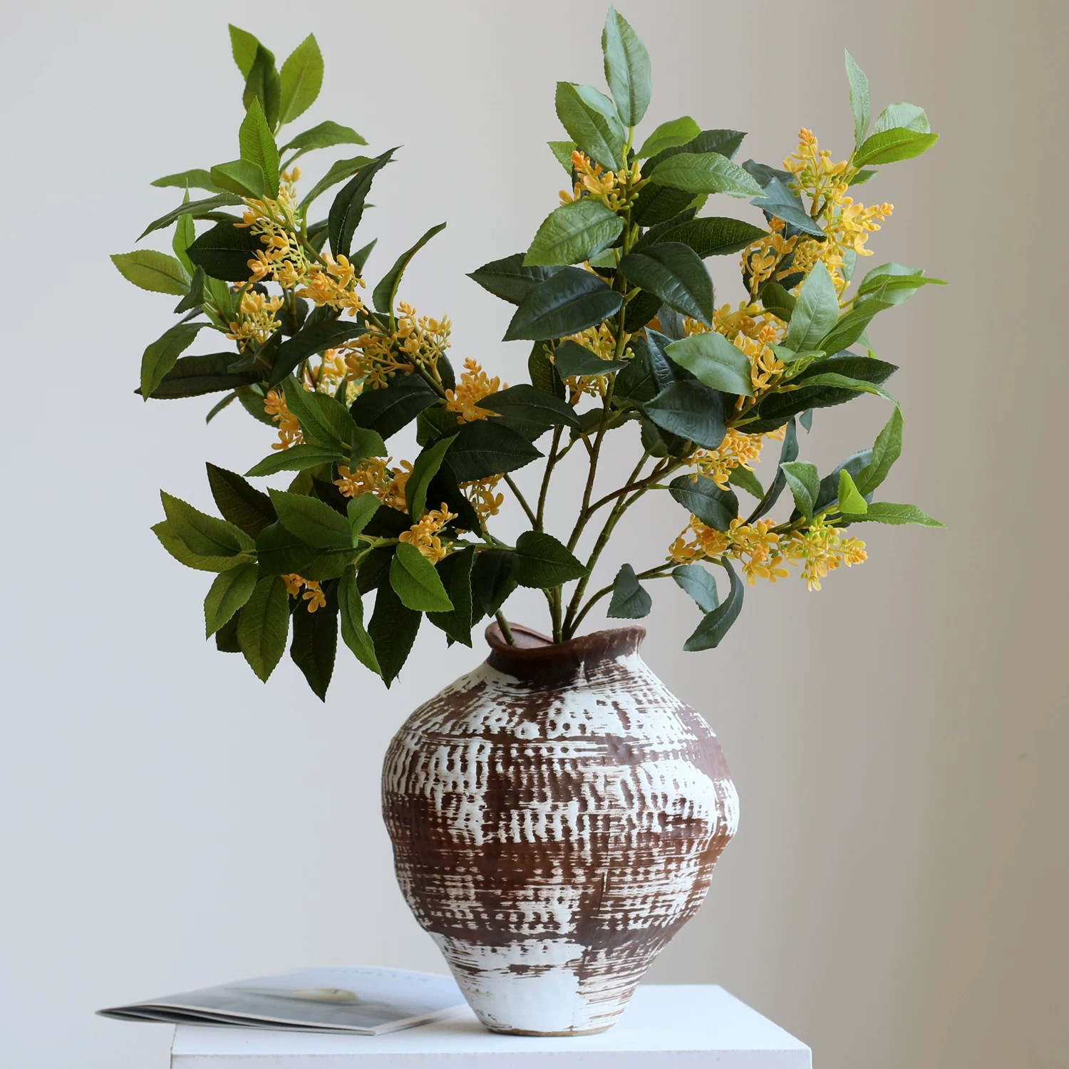 仿真桂花丁香花仿真花酒店客厅摆件婚礼堂装饰花艺外贸假花