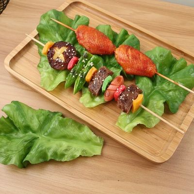 仿真生菜叶模型假菜叶食品食物模型果蔬蔬菜道具拍摄橱窗菜品摆件