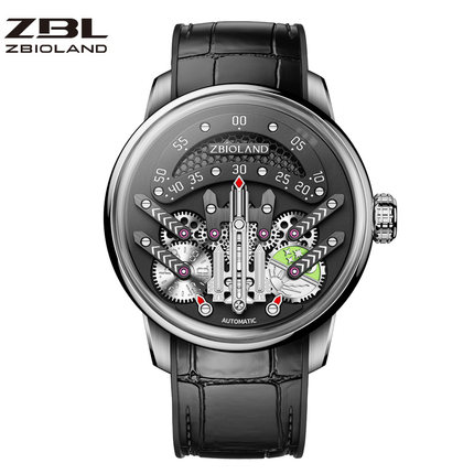 珍宝莱ZBIOLAND-ZBL1004航空系列星辰概念手表自动机械腕表防水表