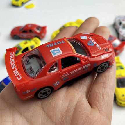 4D拼装1/72WRC拉力赛车模型儿童男孩迷你赛车套装摆件玩具车