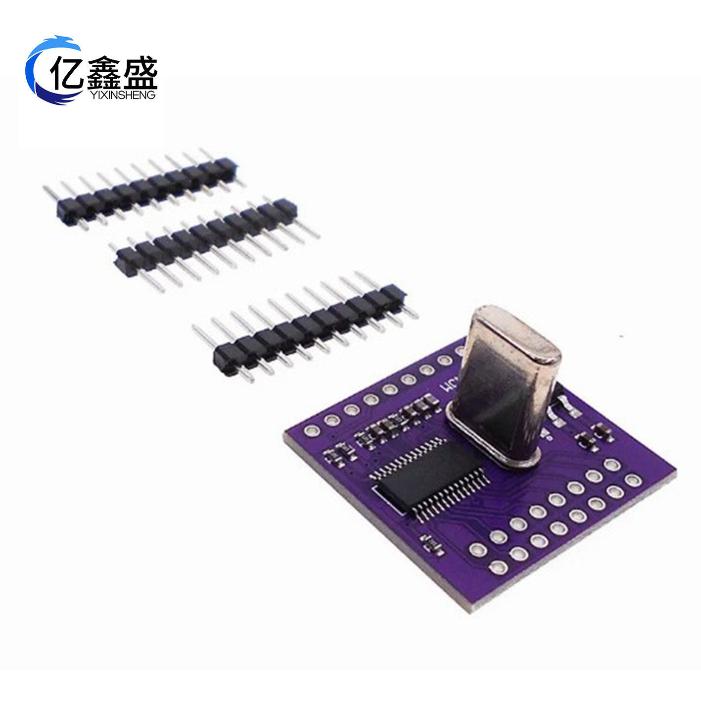 MCU-752 SC16IS752 I2C/SPI 总线接口 转 双通道 UART 转换模块