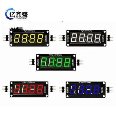 TM1637 0.56寸四位七段数码管时钟模块 带时钟点 数显