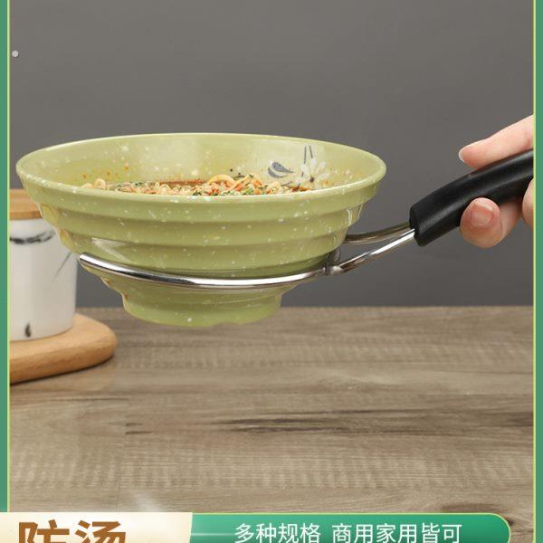 多功能防烫不锈钢端碗叉夹碗夹隔热取碗器商用端盘砂锅端汤碗工具