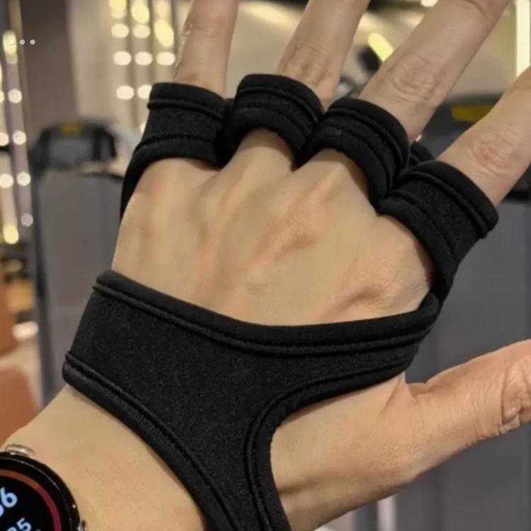健身防滑透气撸铁单杠训练器械力量骑行运动男女半指护掌手套