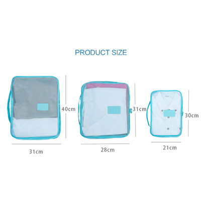 6pcs Travel Bag Luggage Clothing Pouch Bags Suitcase Clothes