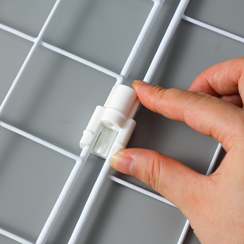 网格片拼接扣塑料组合整理收纳筐