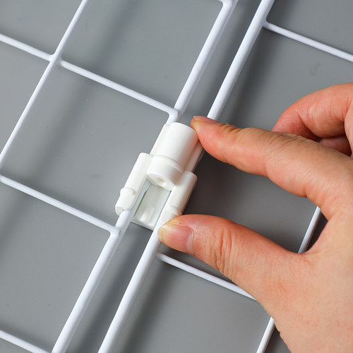 网格片拼接扣塑料组合整理收纳筐