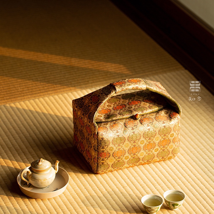 知舍茶事包手提旅游便携茶具收纳包加厚壶袋杯袋高端茶道配件归鸿